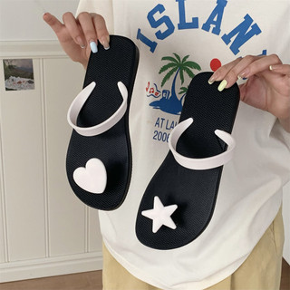 Xixitiao Thoải Mái Mùa Hè Đi Biển Giải Trí Phong Cách Kỳ Nghỉ Ngôi Sao Tình Yêu Flip-Flops