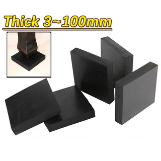 Tấm cao su màu đen Tấm đệm đệm cách nhiệt Tấm chống mài mòn Độ dày 3mm-100mm