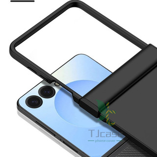 Vỏ bọc toàn bộ bản lề thân thiện với da mờ đơn giản Samsung Z Flip 7 FE 6 5 4 3 Flip7 Flip6 Flip5 Vỏ màu trơn