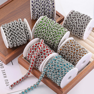 Màu Hạt Dây Chuyền DIY Vòng Cổ Vòng Tay Túi Phụ Kiện Trang Sức Chống Thấm Nước Thép Không Gỉ