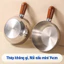 NỒI MINI INOX CÁN GỖ CHỐNG BỎNG - Nấu Mì, Đun Sữa, Dùng Được Bếp Gas Bếp Từ