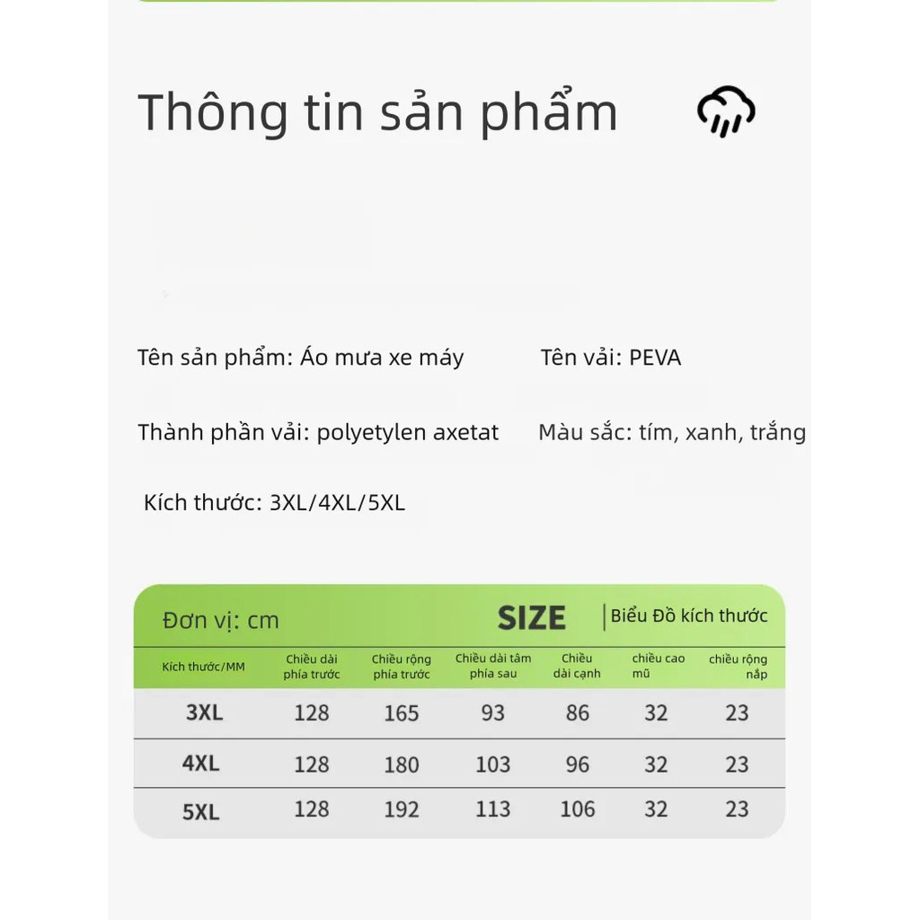 2025 áo mưa xe máy điện - Áo Mưa Trong Suốt DIDOOGLT Họa Tiết Gấu nhỏ - Áo Mưa Cánh Dơi Chất Liệu PVC Dày Dặn Cao Cấp
