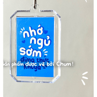 [CỰC RẺ] Móc khoá lời nhắn nhủ an ủi động lực treo cặp sách, chìa khoá làm quà tặng kool  DH