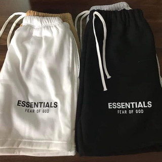QUẦN SHORT NAM NỮ,QUẦN ĐÙI UNISEX IN CHỮ ESS KHÔNG BAI KHÔNG XÙ HOT 2025