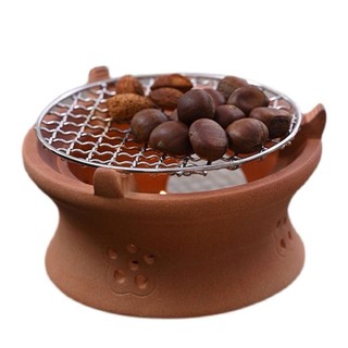 NOOKSTORY Grill, Giá nướng sắt chống dính, Dụng cụ nấu ăn có thể tái sử dụng tròn