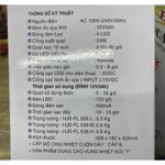 Giá Sỉ ONL - [HONJIANDA FL 626] Quạt sạc tích điện để bàn AC&DC có đèn LED & USB, Bảo hành 12 tháng, tiểu/trung/đại- Led — ảnh 3