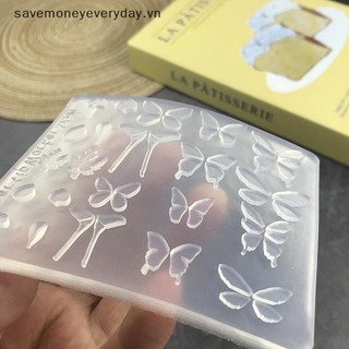 [savemoneyeveryday] Khuôn silicon 3d trong suốt cao Móng tay nghệ thuật Trang trí móng tay Thiết kế tự làm Khuôn làm móng nghệ thuật bằng silicon [vn]