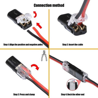 10 / 20 / 30 / 50 Chiếc 2 Pin Cách Cắm Xe Chống Thấm Nước Kết Nối Điện Dây Cáp Ô Tô Đầu Nối Điện Dây