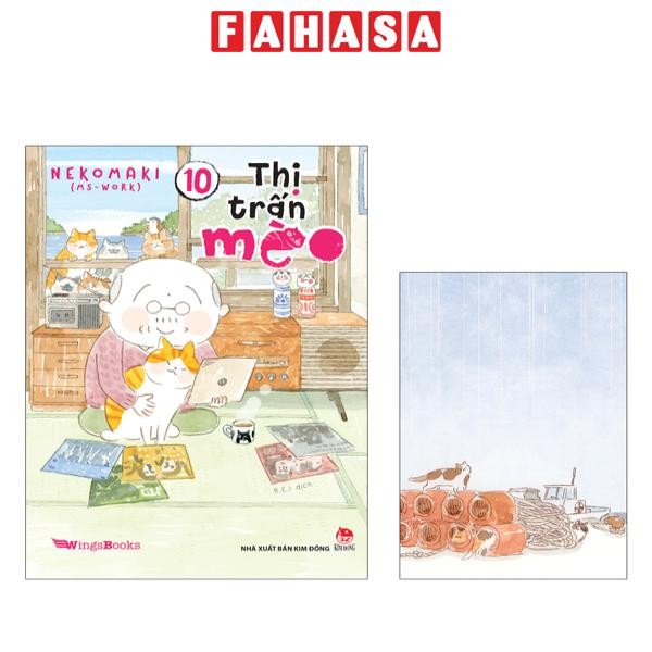 Sách - Thị Trấn Mèo - Tập 10 - Tặng Kèm Postcard
