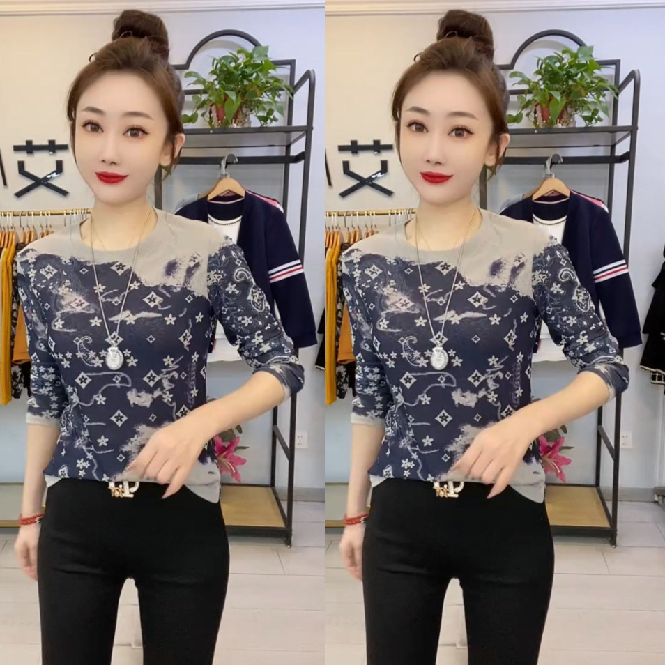 Áo thun thoải mái thời trang in hình mùa hè mới dành cho nữ