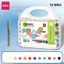 Bút Sơn Acrylic Marker Cao Cấp Deli - 12/24/36/48 Màu Tặng Bút Đi Nét Vẽ Viết Trên Nhiều Chất Liệu