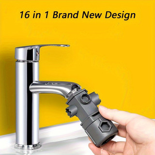 Cờ lê vòi đa chức năng 16 trong 1 Phòng tắm Van góc nhà bếp Công cụ lắp đặt tháo gỡ đa năng