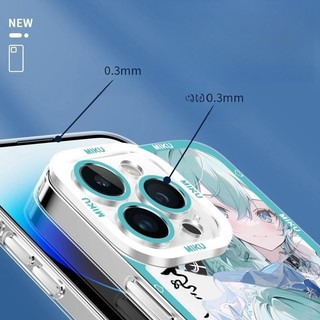 Ốp Lưng Cho Redmi Note 13 12 11 10 Pro Max Plus 10S 11S 12S CellAnime Hatsune Miku Vỏ Điện Thoại Hoạt Hình Dễ Thương Hợp Thời Trang Silicon Trong Suốt Mềm