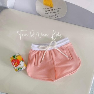 Q18- Quần short thể thao rút dây cho bé gái Size từ 8-35Kg