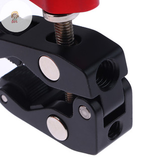 Kẹp Hợp Kim Nhôm TWE Có Kẹp Tay Đôi 1 / 4 '' 3 / 8 '' Lỗ Cho Điện Thoại Video Gắn Màn Hình Camera Đèn LED Mic VN