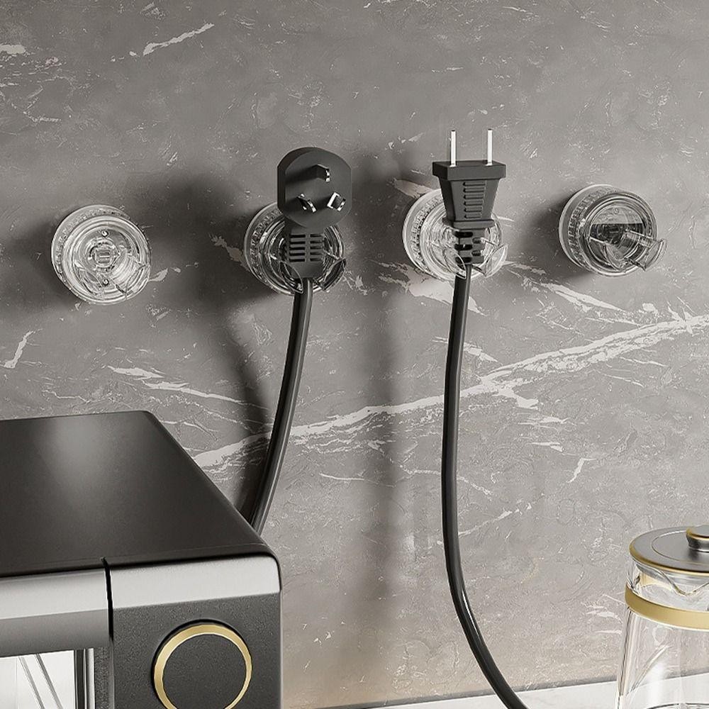 Giá đỡ bàn chải đánh răng điện LACYES, Móc lưu trữ bàn chải đánh răng treo tường có thể tháo rời, Móc cắm có thể tái sử dụng không lỗ bằng nhựa tiện lợi cho gia đình
