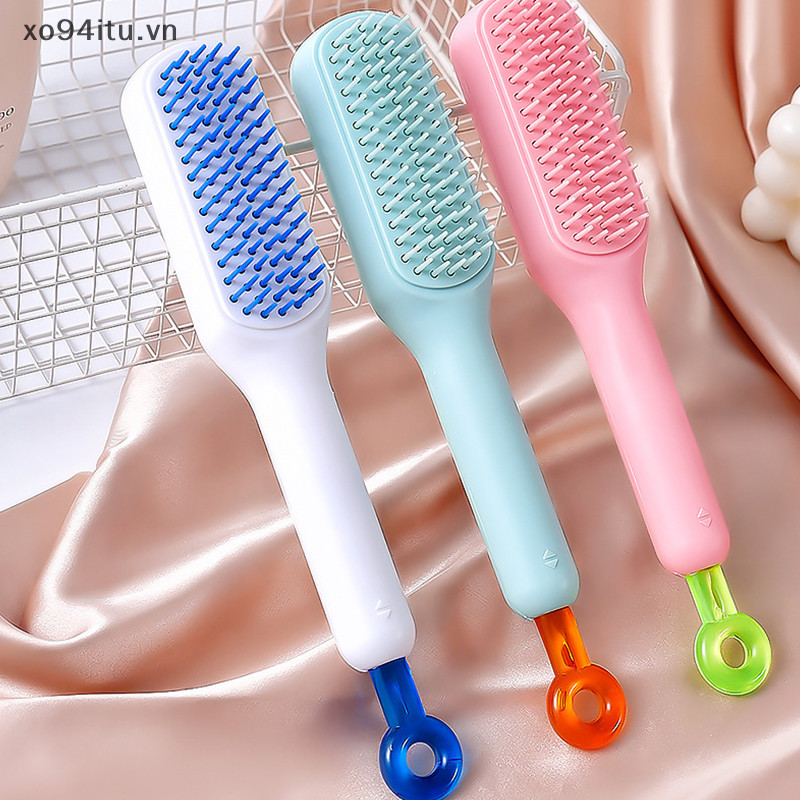 XOITU Massage Lược Chống Rối Tĩnh Tóc Không Và Làm Sạch Tóc Nhanh Massage Da Đầu Unknot Undo Hair Barber Brush VN