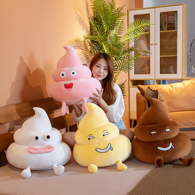 Rytanda Feces Đồ chơi sang trọng Gấu bông Móc khóa phân dễ thương, Gối bài tiết, Đồ chơi sang trọng dễ thương, Quà tặng sinh nhật bạn gái trẻ em, Trang trí nhà cửa