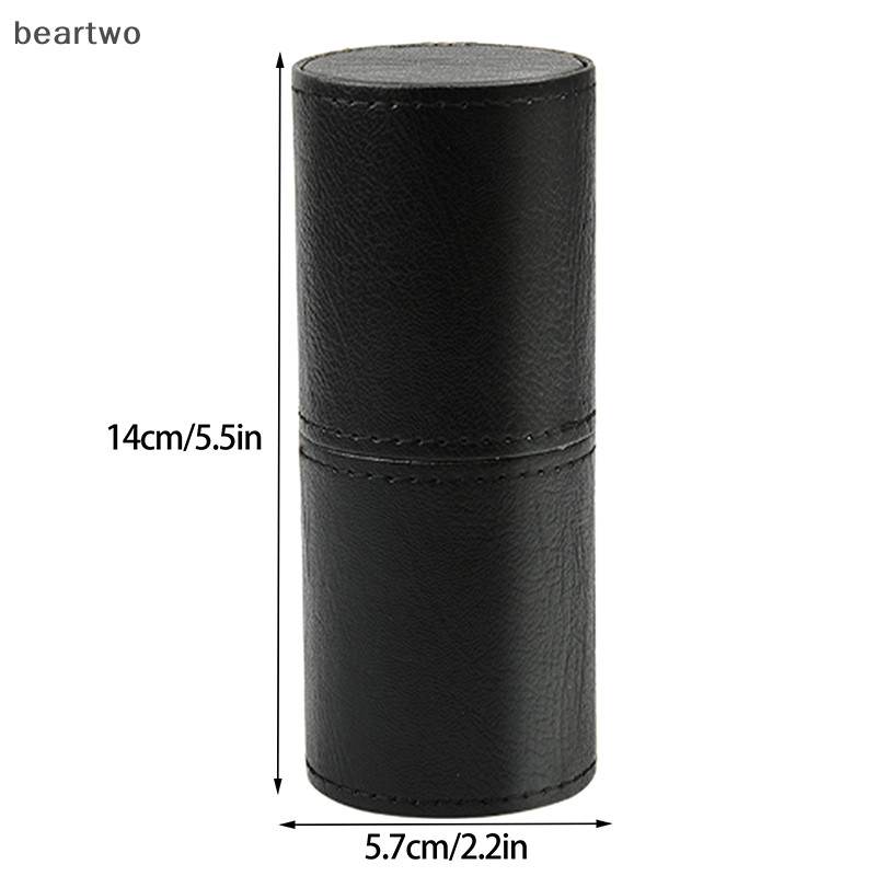 < Beartwo > Hộp đựng cọ trang điểm di động Hộp đựng cọ trang điểm du lịch Hộp đựng cọ trang điểm có nắp đẹp