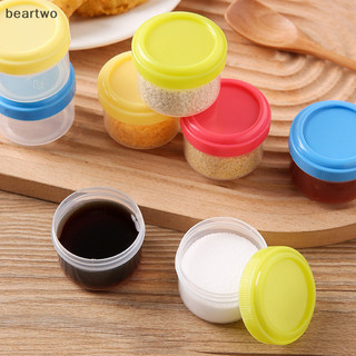 < Beartwo > 4 Chai Nước Sốt Nhựa Salad Hộp Đựng Gia Vị Di Động Ngoài Trời Hộp Đựng Thực Phẩm Thịt Nướng Lọ Gia Vị Dụng Cụ Nhà Bếp Đẹp