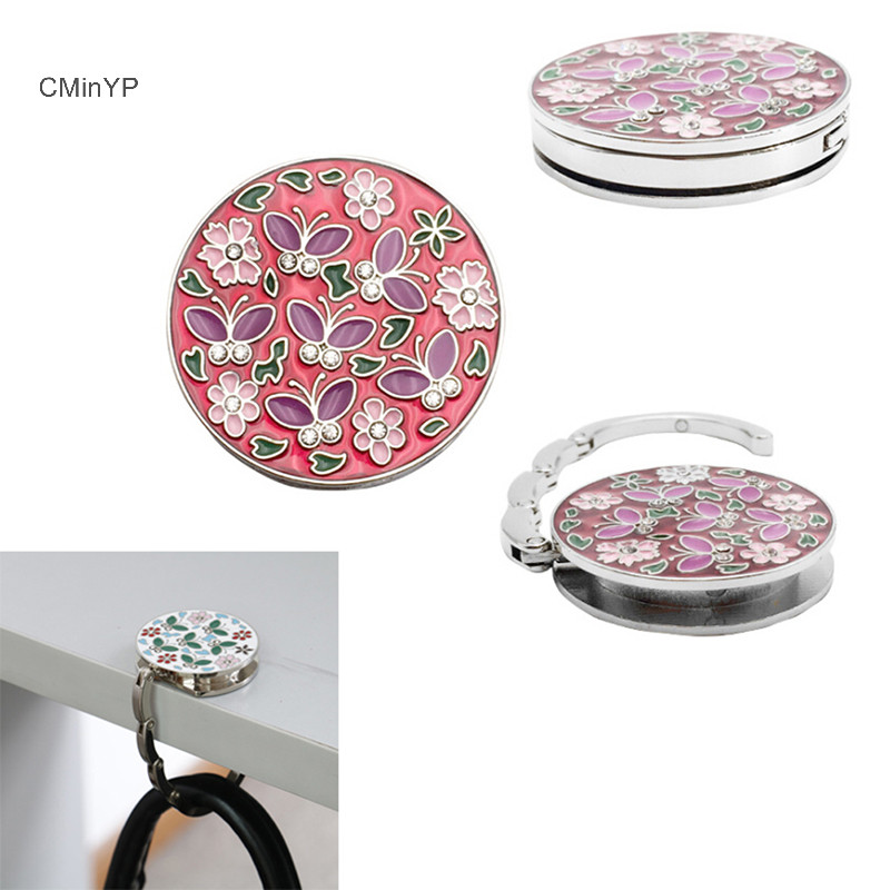 Cminyp Túi Gấp Túi Xách Móc Ví tote Hoa Hình Kim Loại Túi Đựng Bàn Glory