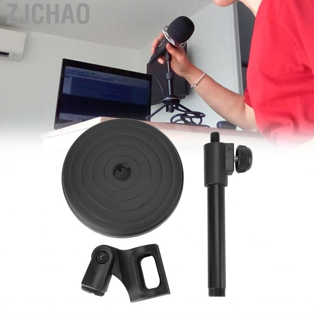 Zjchao Chân đế micro để bàn Hỗ trợ mic nâng ổn định và đáng tin cậy có kẹp cho phòng hội thảo Nơi công cộng
