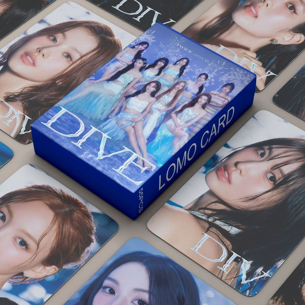 Kpop 55 Cái / hộp TWICE Photocards NHẬT BẢN 5th ALBUM DIVE KPOP LOMO ...