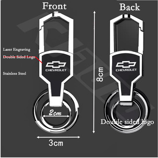 Chevrolet Kiểu Dáng Xe Biểu Tượng Móc Khóa Meta Móc Chìa Khóa Nhẫn Móc Khóa Mặt Dây Chuyền Cho Xe Chevrolet Cruze Quay Onix Omega Sonic Aveo Captiva Spark Colorado Theo Dõi Phụ Kiện