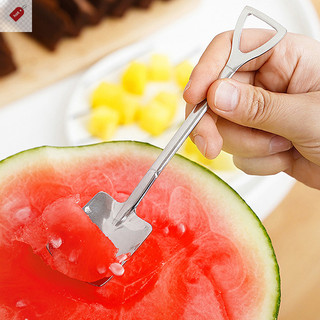 Alik 2 Cái / túi Sáng Tạo Xẻng Hình Thép Không Gỉ Thìa Cà Phê Thìa Trà Dưa Hấu Thìa Kem Muỗng Dao Kéo Phụ Kiện Nhà Bếp VN