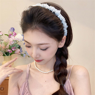 Băng đô sóng bện phong cách sang trọng nhẹ nhàng kèm lược răng băng đô chống trượt