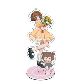 Hoạt Hình Cardcaptor Sakura Cardcaptor Sakura Doujin Ngoại Vi Acrylic Đứng Syaoran Tomoyo Tsuki Để Bàn Trang Trí