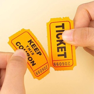TUYỆT VỜI 200 Chiếc Vé Sự Kiện Lễ Kỷ Niệm, Dành Cho Lớp Học Giấy Đơn Nhãn Raffle Vé, Sự Kiện Uống Nước Số Lượng Lớn Xổ Số Nhiều Màu Sắc Cuộn Xổ Số