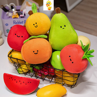 Plus Creative Fruit Series Đồ Chơi Sang Trọng Trái Cây Mini Táo Cam Cà Chua Hồng Lê Bàn Văn Phòng Trang Trí Phòng Ngủ Gối Và Đệm Trẻ Em Bé Gái Sinh Nhật Quà Tặng Giáng Sinh