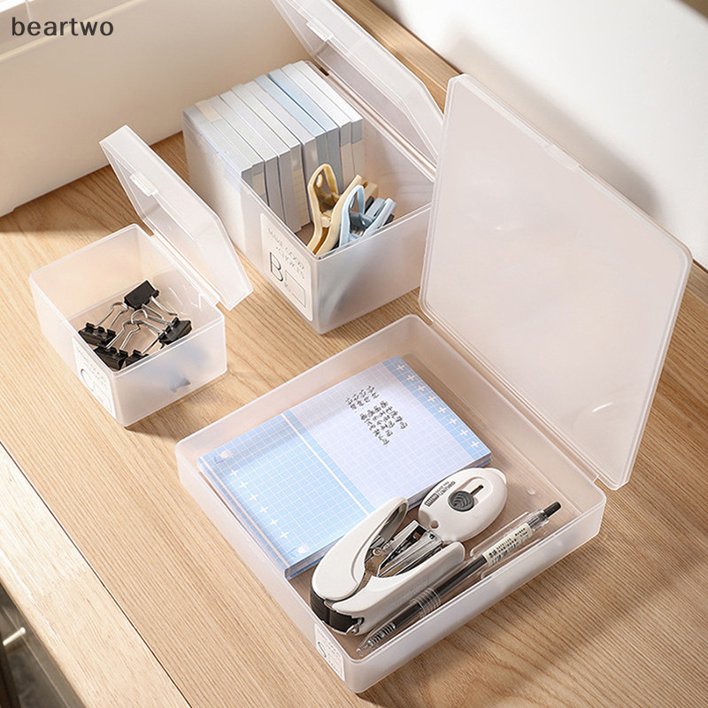 < Beartwo > Hộp lưu trữ thẻ ảnh thần tượng Thẻ Kpop Organizier Photocards Bộ sưu tập thẻ ID văn phòng Người tổ chức Hộp đựng văn phòng phẩm Đẹp