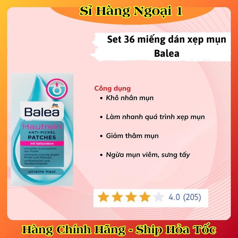 Miếng dán mụn Balea Anti-Pickel Patches Hautrein 36 miếng - Hàng nội địa Đức