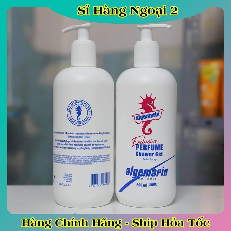 [Mẫu mới nhất] Sữa tắm cá ngựa Algemarin Perfume chai 300ml/600ml của Đức