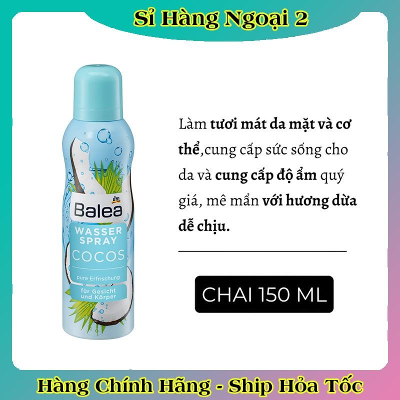 [auth] XỊT KHOÁNG BALEA  AQUA 150ML -NỘI ĐỊA ĐỨC ĐỦ BILL [Hot]
