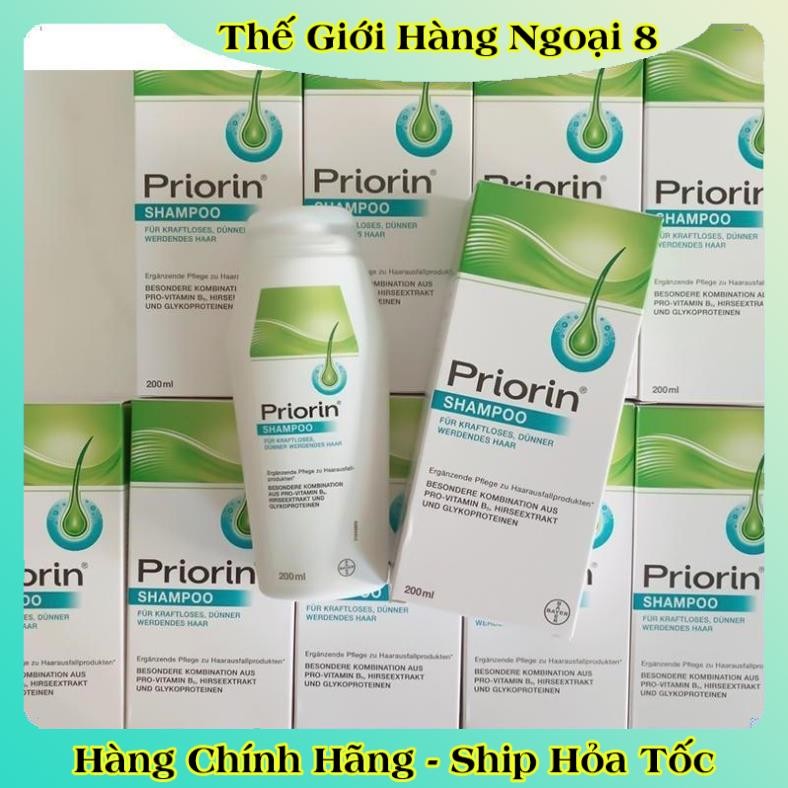 Dầu gội Priorin giúp mọc tóc dành cho tóc rụng yếu và mỏng - Nội địa Đức Đủ Bill
