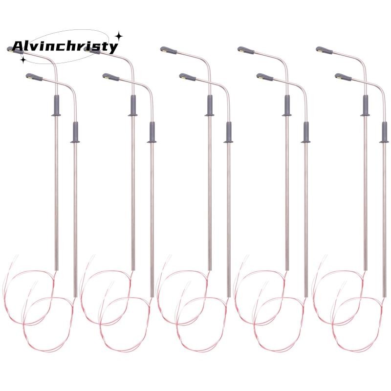 10 Chiếc Mẫu Đèn LED Đường Phố Chiếu Sáng Một Đầu Xe Lửa Bố Trí Phong Cảnh 1: 100