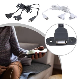 Cáp nối dài sạc USB WU Bộ chia cổng nam sang nữ tiện lợi cho nhiều thiết bị điện tử sạc