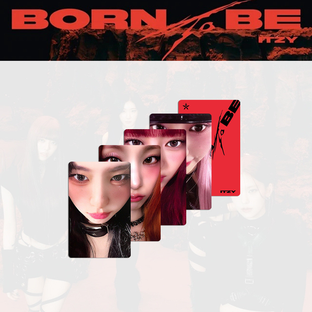 4-5 Cái / bộ ITZY SINH RA ĐỂ ĐƯỢC Phiên Bản Đặc Biệt Lomo Card Algorhythm Album Nhật Bản Giáng Sinh KILL MY DOUBT Photocards Chaeryeong Yuna Lia Ryujin Yeji Kpop Bưu Thiếp YM