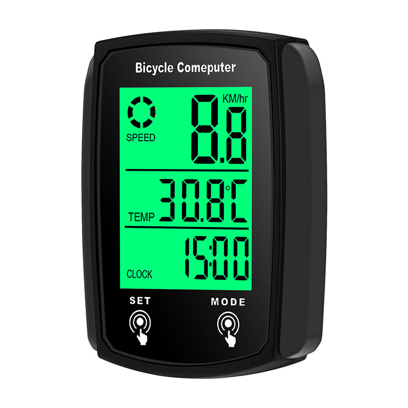 Tmoy Xe Đạp Máy Tính LCD Kỹ Thuật Số Có Dây Đi Xe Đạp Máy Tính Đồng Hồ Tốc Độ Xe Đạp Đồng Hồ Đo Tốc Độ Với Đèn Nền Phụ Kiện Xe Đạp TCS