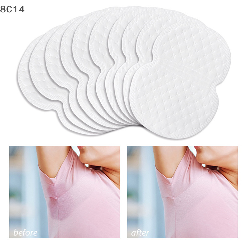 [8C14] 50 Miếng Dán Mồ Hôi Nách Nách Dùng Một Lần Miếng Dán Bảo Vệ Thấm Hút [8C]