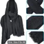 Áo hoodie cổ điển cướp biển thời trung cổ dành cho nam AMBU, Áo choàng bọc màu đen / nâu nhẹ, Áo hoodie thời trung cổ Unisex