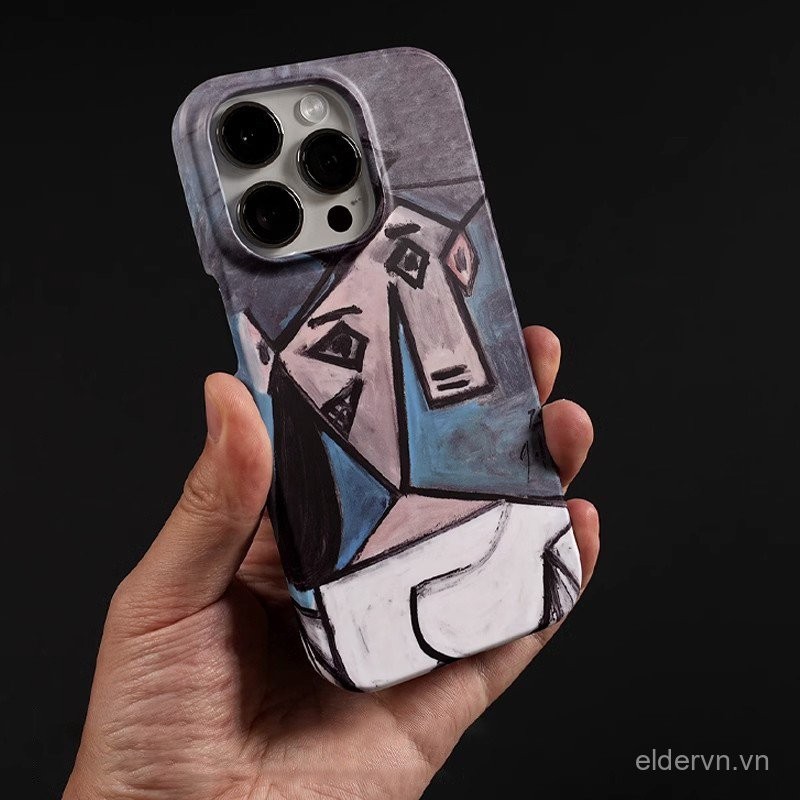 Picasso QYJS dùng cho IPhone 11 13 14 15 ProMax 12 PRO X XR XR XSMAX SE 7 8plus 14 15 PLUS Ốp cứng Vỏ bảo vệ cứng PC G0IF
