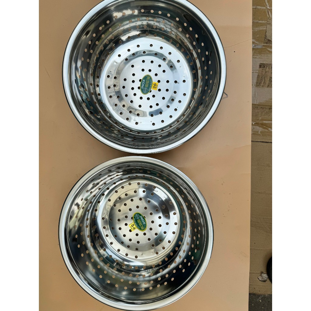 Rổ Inox 201 Vũ Khải - Hồng Phước Thành - Lỗ Thưa Dùng Để Rửa Rau Củ ...