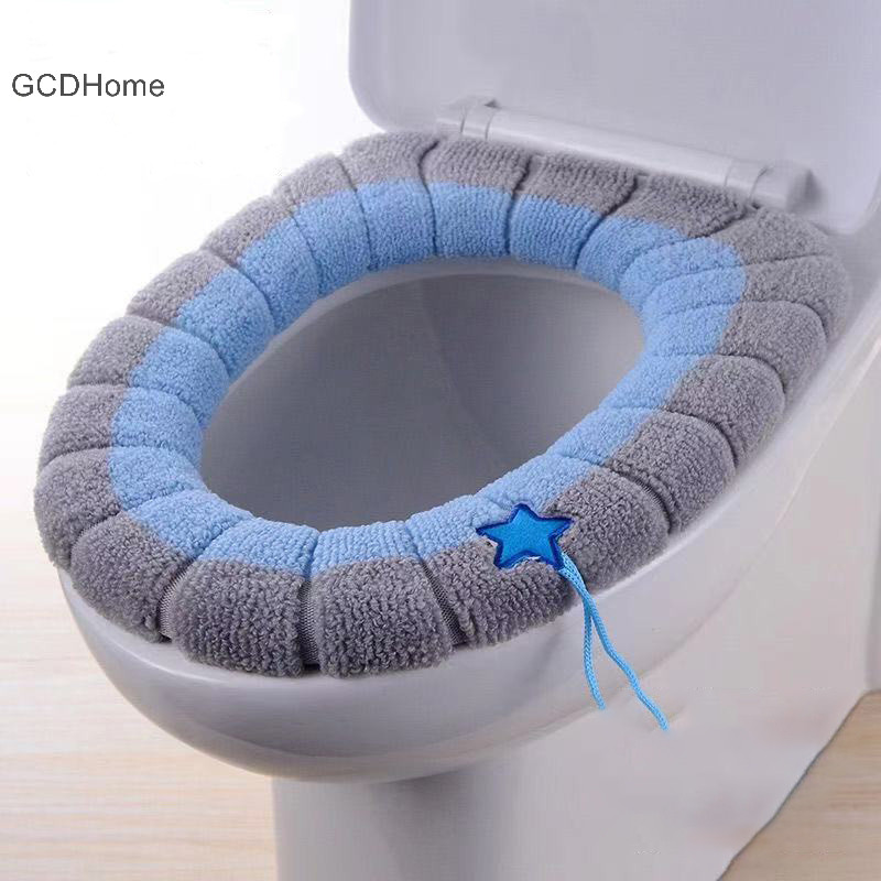 Gcdhome 1 Cái Phòng Tắm Bồn Cầu Mềm Mại Ấm Có Thể Giặt Thảm Đệm Ghế HOT
