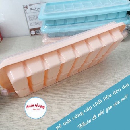 Khay đá, khuôn thạch 16 viên có nắp (MS:6934) Việt Nhật - Khay chia đồ ăn dặm cho bé -Buôn rẻ 01287