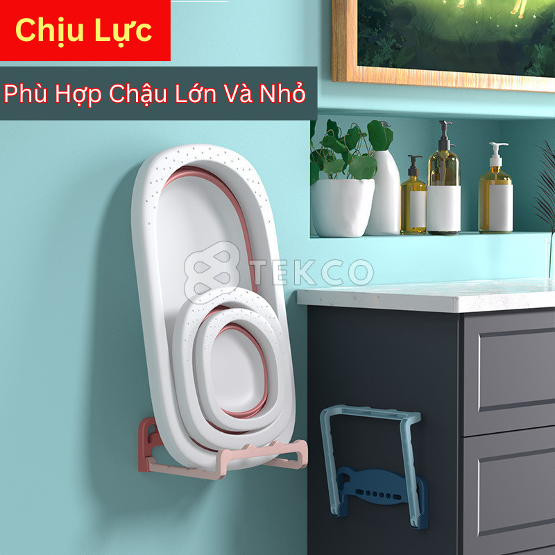 Giá Gắn Tường Treo Thau Chậu Loại Lớn / Kệ Dán Tường Treo Thau Chậu Nhà Bếp, Nhà Tắm