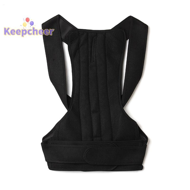 [Keepcheer] Tư thế Corrector Tư thế Lưng Nẹp Hỗ trợ xương đòn Dừng lười biếng và Hunching Huấn luyện viên lưng có thể điều chỉnh Thắt lưng Unisex [Mới]